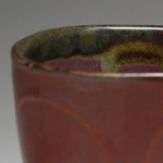 Ceramic bowl Cranberry
