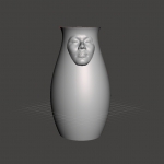 Merged Portrait Vase