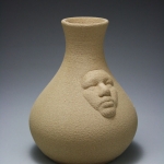 Clay merged vase