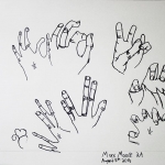 Contour Line Drawing HANDS
