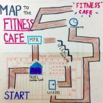 Map to the Fitness Cafe