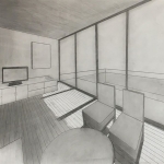 Interior Two Point Perspective