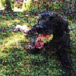 dog mosaic