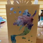 Paper-cut Lantern (mermaid side)