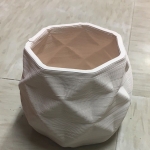Clay 3D Printed Twisted Cup 1