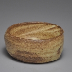 Small Yellow-Brown Glazed Holder