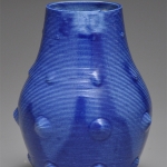 Cobalt Blue 3D Printed Vase