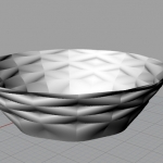 3D twisted bowl 