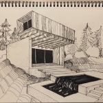 Architecture Daily Sketch - Texture Added