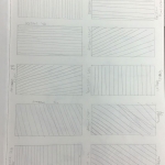 Line exercises in sketchbook 1
