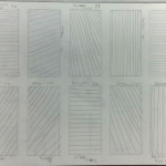 Line exercises in sketchbook 2