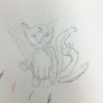 kitsune high five sketch