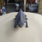 3D Chameleon before Airbrush