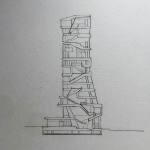 Quick sketch (building section)