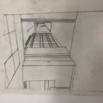 1 point perspective sketch