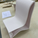 3D Chair Design Angle 2