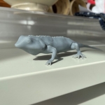3D printed lizard