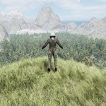 Zelda Character on Ionic Cliff