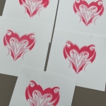 heart prints