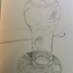Glass Cup Observational Sketch