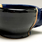 Blue and Black Teapot