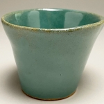 Turquoise Slant Cup