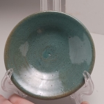 Front View of Turquoise Oxidation Bowl
