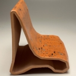 Orange Sofa Chair Side Profile