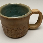 Mug with turquoise inside