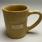 Yellow mug with name