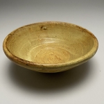 Flattish yellow bowl