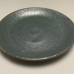 Iridescent green plate