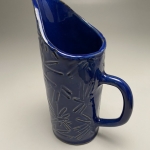 Dark blue pitcher