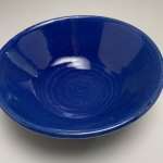 Simple dark blue bowl