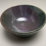 Iridescent purple bowl