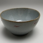 Simple blue bowl