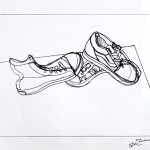 Shoe Contour Drawing