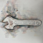 Magic pencil Jim Dine drawing