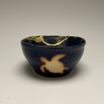 Blue turtle bowl (glazed piece no.1)
