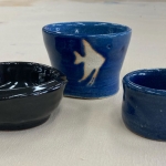 Glazed Cups and Bowls